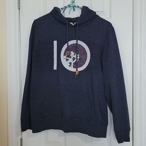 10 tree navy blue hoodie